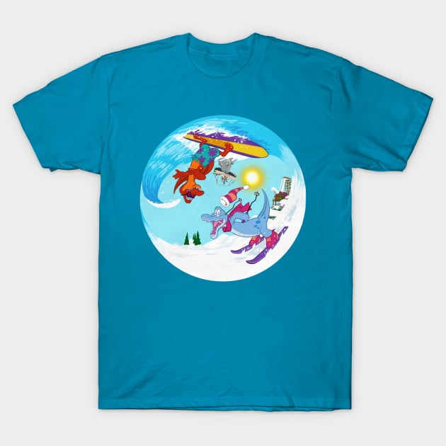 Blizzard Beach Typhoon Lagoon T-Shirt by Jayship Earth